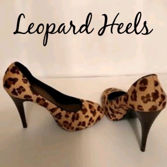 🌟🐆Chicest Leopard Heels 7 1/2. -Temp lower price. Only a few hours. - Picture 6 of 16